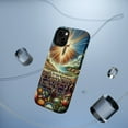 thumbnail image 5 of DistinctInk Tough Case for Apple iPhone 15 (6.1" Screen), Compatible with MagSafe Charging - "1 John 4:7 – Love: A Divine Connection", 5 of 6