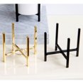 thumbnail image 3 of xinxixnxx Ceramic Planter Portable Decorative Round Simple Style Household Hotel Balcony Living Room Flower Pot with Stand Gold, 3 of 6