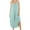 Light Blue, variant on Maean Women's Wide Leg Camisole Jumpsuit Casual V Neck Home Pajamas Rompers Baggy Solid Color Long Pants