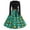 #01Green, variant on Long Sleeve Dresses for Women Fall Crew Neck Party Hem Dress Casual Vintage Halloween Pumpkin Spider Web Printed Swing Dress Gray S