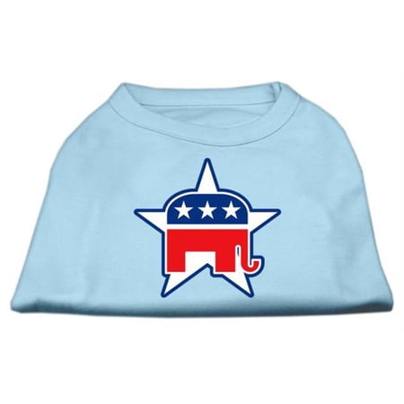 Mirage Pet Products Republican Screen Print Shirts Baby Blue XXXL- 20