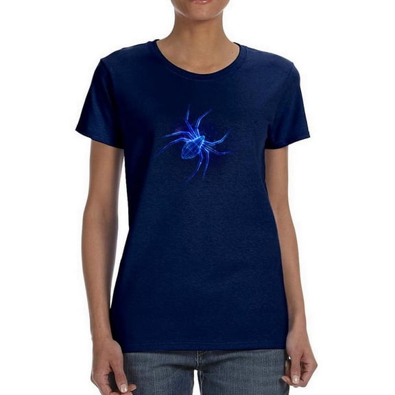 Neon Spider Shaped T-Shirt Women -Image by Shutterstock, Female Medium