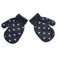 thumbnail image 3 of ShomPort 2 Pairs Mittens For Toddlers Solid Color Soft Kids Gloves Winter Warm Knit Mittens for Kids 9M-4Y, 3 of 5