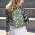 thumbnail image 5 of Fotbe Mushrooms Gnome Mochila de Lona con Estampado, Mochila Duradera, Mochila Versátil de Alta Calidad, Mochila Compacta Vintage-Small, 5 of 5