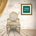 thumbnail image 3 of Designs, CAD 20x20 Gold Ornate Wood Framed with Double Matting Museum Art Print Titled - A Sign, 3 of 4