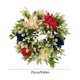 thumbnail image 3 of Adornos colgantes para la puerta con corona del Día de la Independencia, anillo de vela de plástico azul artificial 9,84 pulgadas, decoración de pared de portavelas navideñas, acento festivo en la, 3 of 6