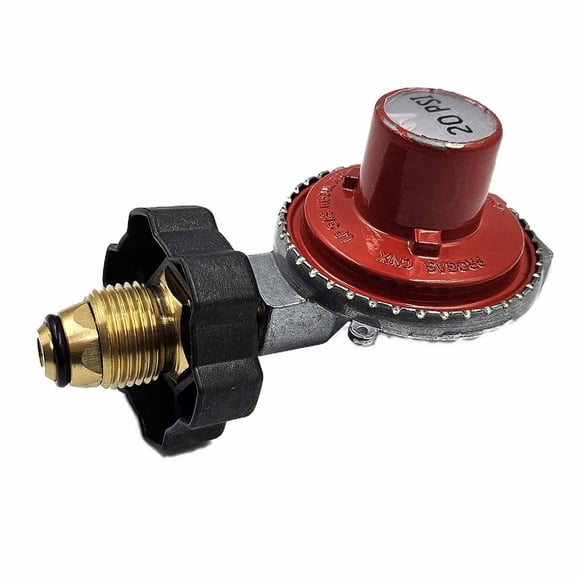Regulador Gas Alta Presion Tanque Estacionario Con Maneral rojo 12cm