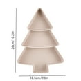 thumbnail image 3 of NSESSHome Christmas Plates Christmas Tree Shape Fruit Appetizer Trays Xmas Snack Dessert Serving Platter Tray Cookies Candy Container for Holiday Party Decorations, 3 of 6