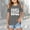 Grey, variant on Girls Tshirts Graphic Letter Print Short Sleeve Shirts Shoulder Cut-Out Crewneck Tee Tops T-Shirts for Girls 7-8 Years