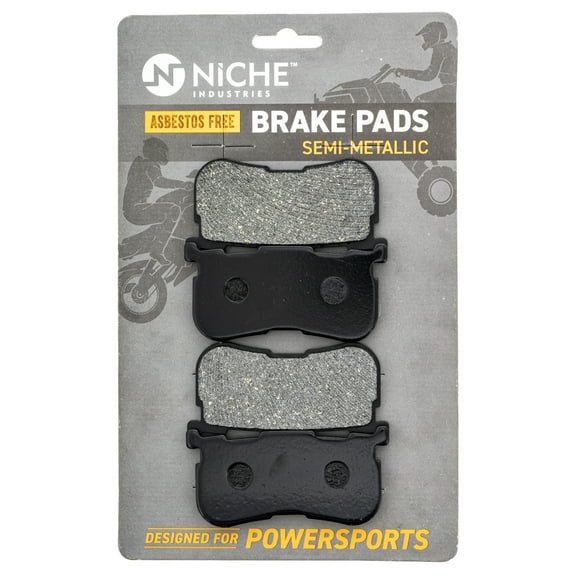 Niche Rear Brake Pad for Harley Davidson Freewheeler Semi-Metallic Motorcycle 519-KPA2518D