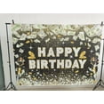 thumbnail image 4 of Money Theme Happy Birthday Funny Backdrop Money Birthday Backdrop Money Party Background Dollar Bill  Boy Girl Party Photo Booth Supplies, 4 of 4