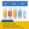 thumbnail image 3 of FROG Balancing Starter Kit and Pipe & Jet Cleanser for Hot Tubs and Swim Spas - pH, Total Alkalinity and Total Hardness Balancers with TruDose Measuring Caps - Multi Dose Purge Cleaner Tube, 3 of 8
