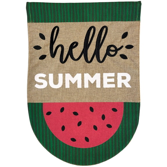 Briarwood Lane Garden Flag 12x18 For Outdoor Watermelon Summer Burlap For Summer Garden Flag Flags For Outside
