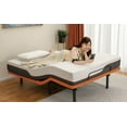 thumbnail image 4 of ESHINE Twin XL Adjustable Bed Frame, with Massage, Wireless Remote, USB, Under Bed Night Light, Head and Foot Incline, 3000 Series, 4 of 11