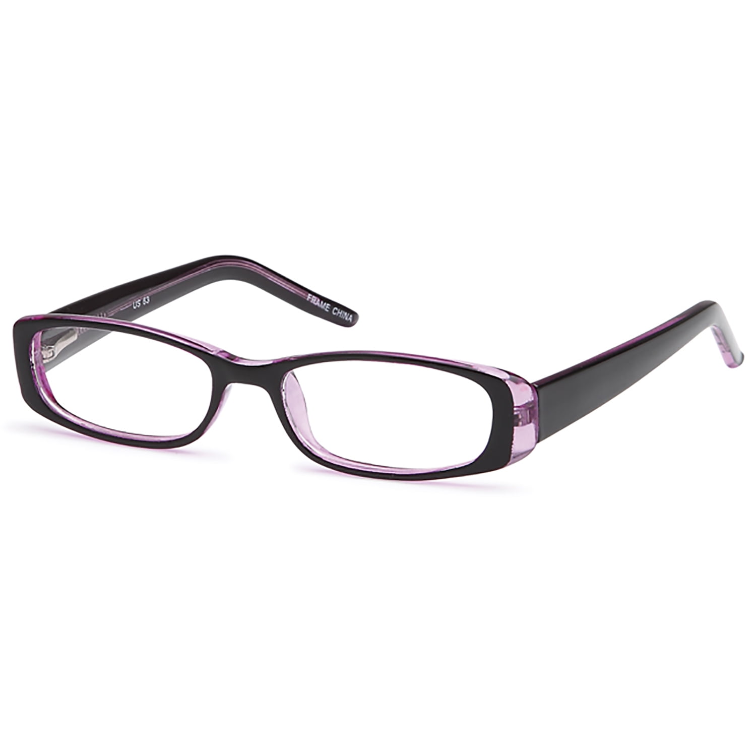 Children Eyeglasses 46 13 125 Black Purple Plastic