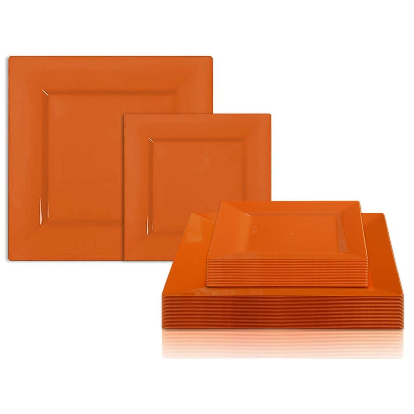 Burnt orange 2024 paper plates