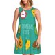 thumbnail image 1 of Balery Tropical Fruit Vestidos de verano para mujer con estampado: vestido holgado sin mangas, vestido playero informal y cómodo para días calurosos., 1 of 7