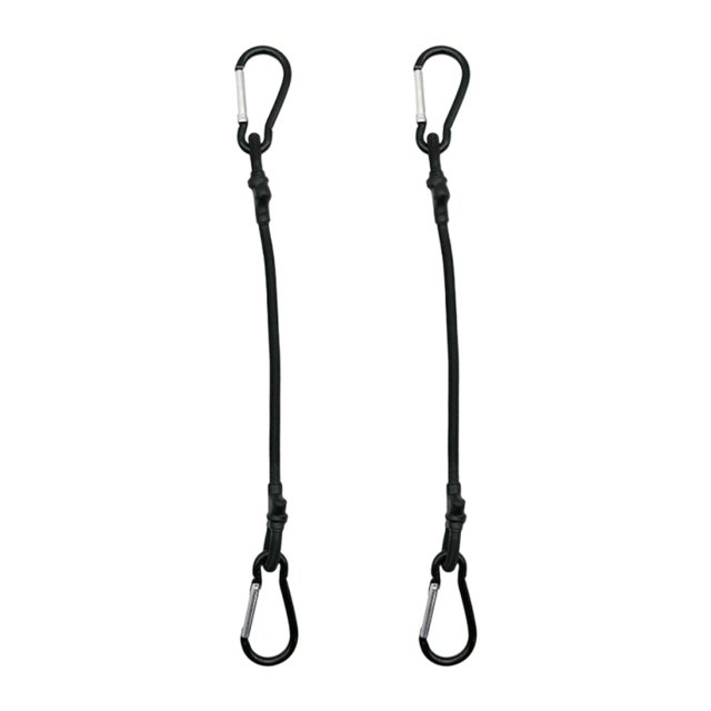 yuksok 2 Pcs Cordon Élastique Extérieur Robuste pour Camping Voiture 30cm