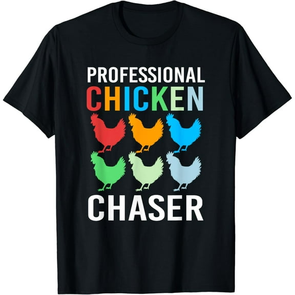 Funny Farm Professional Chicken Chaser For Kids Funny Creative Graphic T-Shirt