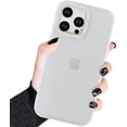 thumbnail image 6 of for iPhone 14 Pro Case Crystal Wireless Camera Protection Anti-Yellow Shockproof Clear Durable + 2* Screen Protector iPhone 14 Pro Case for Girls Women- Black, 6 of 11