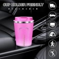 thumbnail image 6 of 13 floz Travel Coffee Tumbler Insulated with Lid, Coffee Mugs Spill Proof Leak Proof, Reusable Stainless Steel Vacuum Thermal Thermos Cup, Colorful Coffee Cup for Men and Women Hot & Cold Drinks, 6 of 8