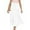White, variant on cocolona Women's Summer Elastic Waist Ruffle Flowy Beach Casual Maxi Skirt on Clearance