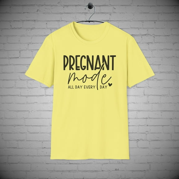 Pregnant t-shirt, Pregnancy Mode tee, Mother's Day Gift, New Mom's Gift