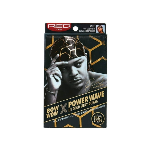Red by Kiss BOW WOW x Power Wave LIT Silky Durag - Choose Style