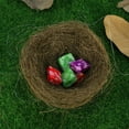 thumbnail image 3 of 3Pcs Nido artificial Pascua Mini Hilo de color Nidos de pájaros para dulces Huevos (Color aleatorio), 3 of 7
