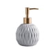 thumbnail image 1 of ¡Precios Reducidos!, Botella de jabón de manos de cerámica, decoración de baño, botella de loción de inodoro, dispensador de jabón geométrico moderno Akmoler, 1 of 8