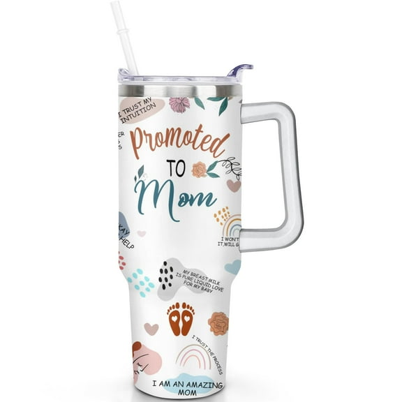 40oz Nurse Theme Tumbler Handle Straw 40 oz Nurse Tumbler with LeakProof Lid Stainless Steel Double Insulated Travel Coffee Mug Nurse Gifts for All Occasions