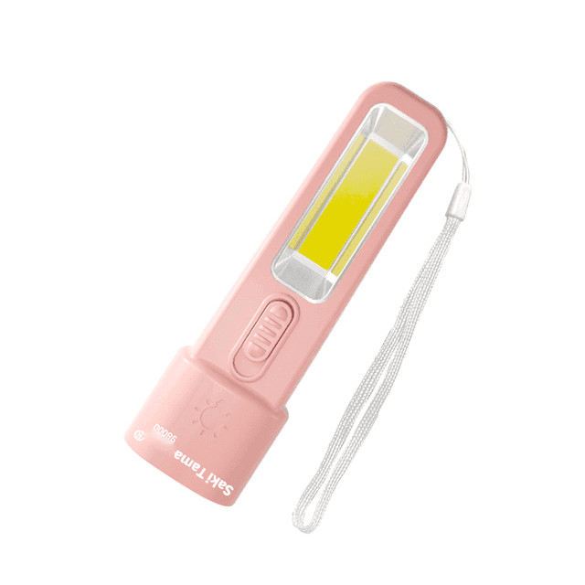 HLONK Flashlights 3 Modes USB Rechargeable Multi-functional Flash Light Mini Portable LED Flashlights for Students Blue