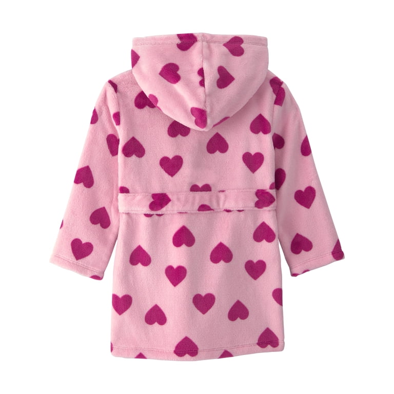 Toddler Fleece Robe with Hood and Tie Belt photo 2