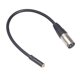 thumbnail image 3 of Cable de Estéreo / 3,5 Mm a XLR F / M, Cable de Micrófono de 30 Cm / 11,8 Pulgadas UNA CUTICAT Cable de micrófono estéreo de audio y video, 3 of 8