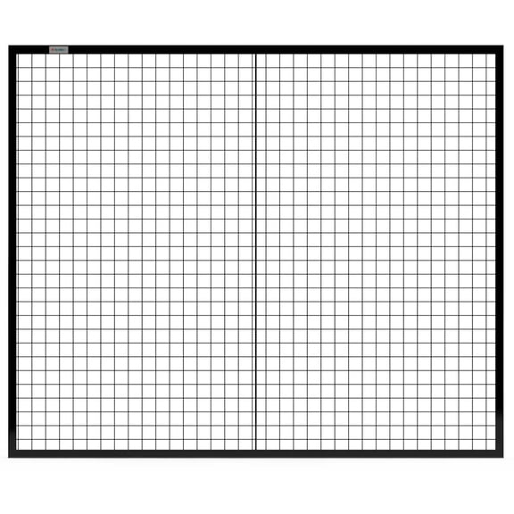 Global Industrial Machine Wire Guard Panel, 6'W, Black