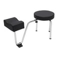 thumbnail image 1 of Footrest Pedicura Manicura Reposapiés Estético Ajustable con Tapizado de PU Y PVC Antideslizante Estructura de Hierro para Salón Profesional Spa Técn Negro, 1 of 8