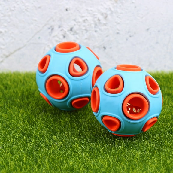 MUSEYA Dog Training Toys Dog Play Ball Plastic Entertainment Yard Play 1Pack