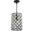 thumbnail image 5 of JONATHAN Y Gabrielle 10" Crystal/Metal LED Pendant, Oil Rubbed Bronze, 5 of 7
