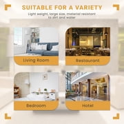 4-Panel Room Dividers and Folding Privacy Screens Partition Walls Wooden Screen Portable Freestanding Privacy Wall for Home Office, Black