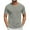 Gray, variant on LODIENY Muscle T-Shirts for Men Loose Regular Fit Casual Summer Short Sleeve V Neck Solid Color Basic Workout Tees Shirt Trendy Soft Cotton Pullover Tops Gray S