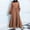 Coffee, variant on WJHWSX Womens Dresses,Dresses for Women,Womens Fall Dresses,Long Sleeve,Crew Neck,Easy Care,Solid,2XL(US:12)
