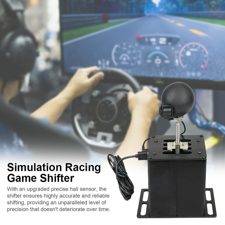 PC USB Simulator Shifter, Racing Game Gear Shifter Micro Switch Sensor For  G29 G27 GT