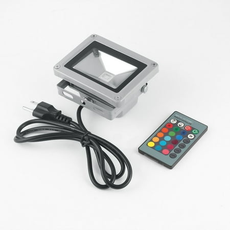 

Remote Control 16 RGB 10W 85~265V LED Flood Light Lamp Floodlight Waterproof