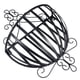 thumbnail image 5 of Macetero de hierro de estilo europeo para pared, soporte semicircular para macetas (negro), 5 of 7