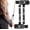 BLACK WHITE, variant on Drip Glue Non-Slip Wrist Straps for Weightlifting, 2-in-1 Lifting Straps with D Rings for Cable Machine Workout, 10mm Neoprene Padded Wrist Wraps for Weight Lifting Deadlift