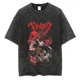 thumbnail image 1 of Camiseta lavada de estilo Hip Hop para hombre, ropa de calle con estampado de Anime japonés, Harajuku, de algodón, informal, de manga corta, de verano, 2024, 1 of 5