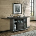 thumbnail image 2 of A-America Mariposa Solid Wood Flip-Top Server in Warm Gray, 2 of 11
