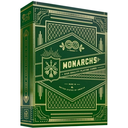 theory11 Monarchs Playing Cards (Green)