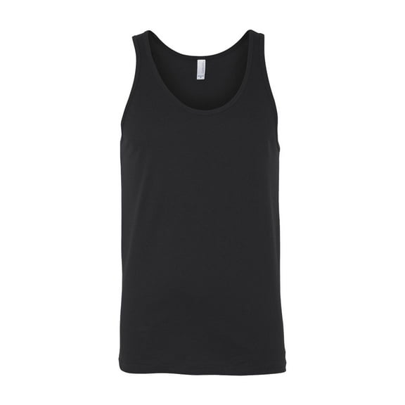Bella Canvas - Unisex Tee - Black Undershirt Yoga Shirt - Sleeveless Men's Tank Tops - Basic Plain Daily Comfy Women Tank Top