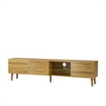 thumbnail image 5 of Xukmct Wood TV Cabinet for TVs up to 70 Inch, TV Stand with Storage Shelf, Mid Century Modern Entertainment Center TV Media Console for Living Room Bedroom, 5 of 8